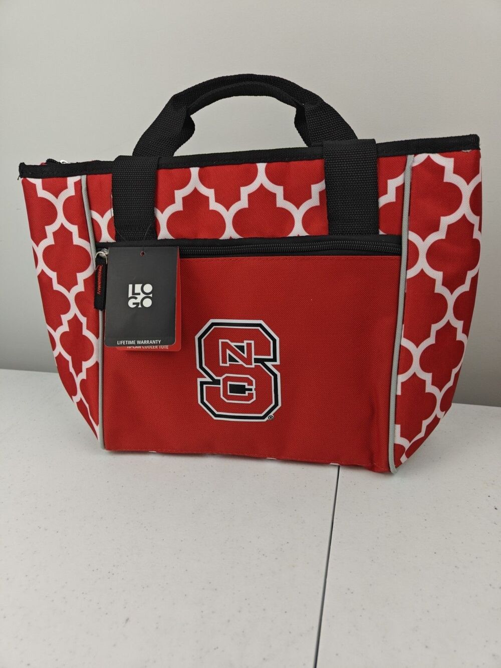 NC State Wolfpack Insulated Shoulder Tote Cooler Bag- Beach Pool Tailgate Travel
